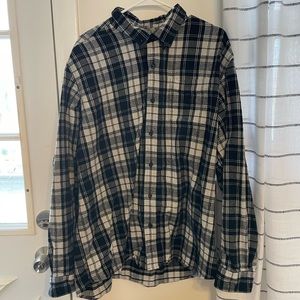 Black and White L.L. Bean Cotton Flannel